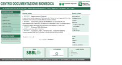 Desktop Screenshot of biblioteca.ospedaleniguarda.it